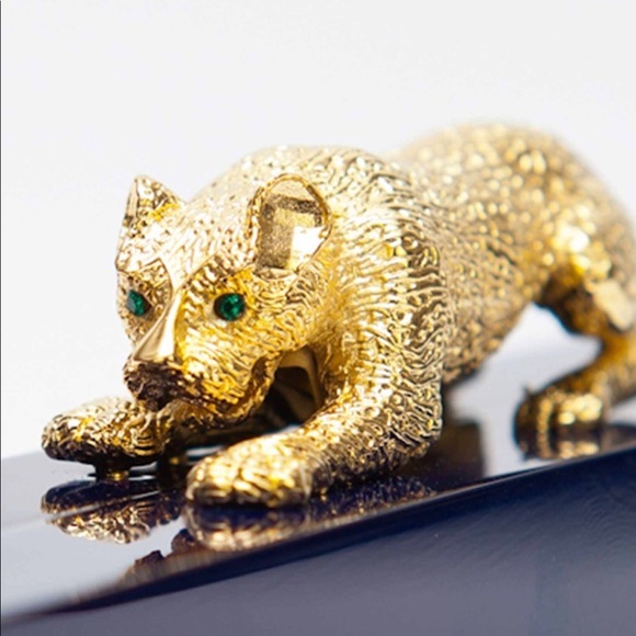 Thale Blanc Naj Leather Embellished Clutch - Picture 8 of 8